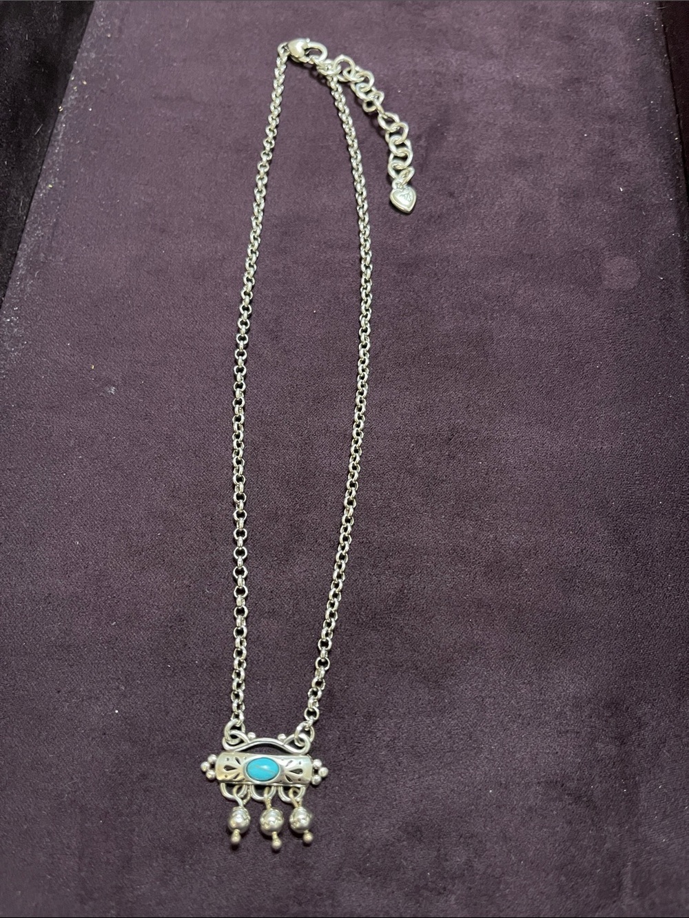 Brighton silver necklace excellent condition
